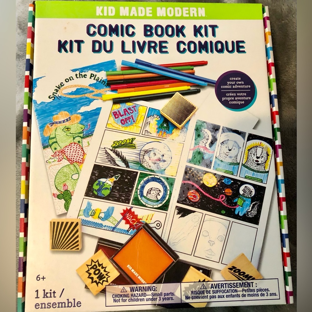 Kid’s artistic comic book kit NEW